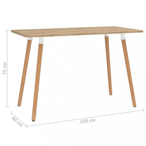 Jedálenský stôl 120x60cm Dekorhome - BAREVNÁ VARIANTA: Sivá