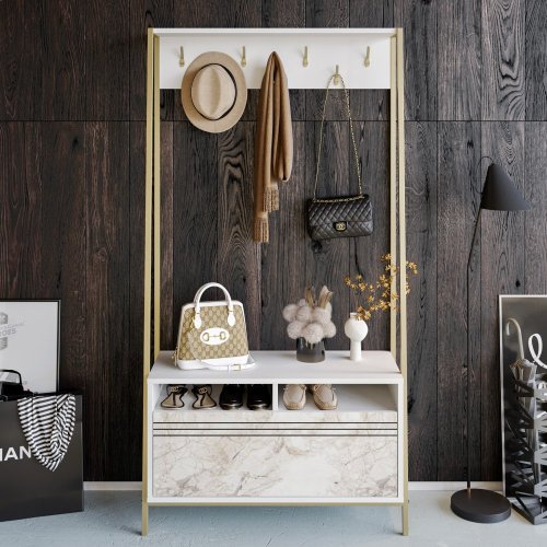 Predsieňová stena Devin - White