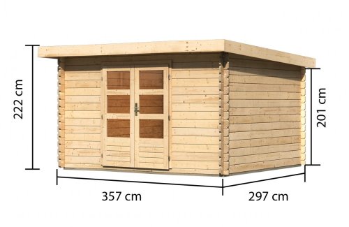 Dřevěný zahradní domek BASTRUP 7 Dekorhome