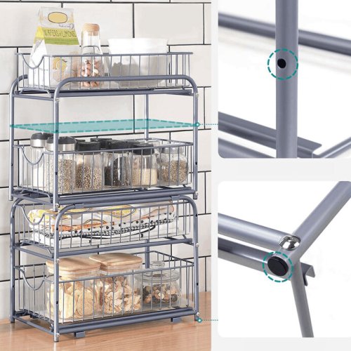 Kovový organizér AUK-E1017