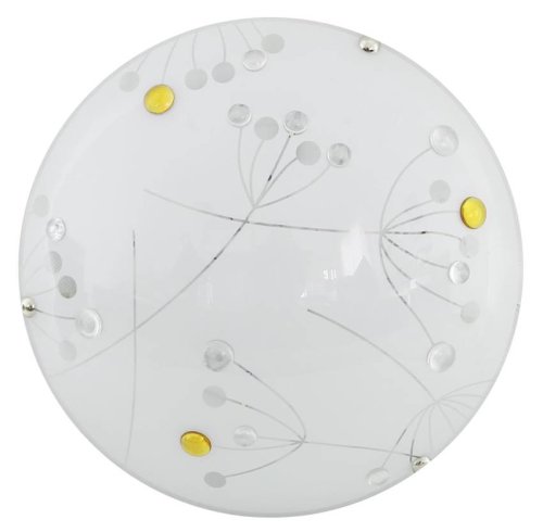 Stropní lampa Květinová stropní lampa LED 3000K Jantarová
