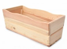 Dřevěný truhlík 44 cm