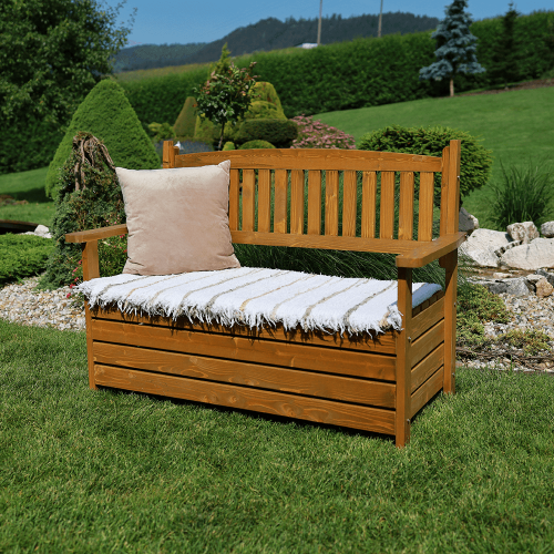 Zahradní lavička DILKA s úložným prostorem