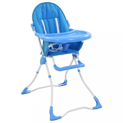 Detská jedálenská stolička Dekorhome - BAREVNÁ VARIANTA: Modrá