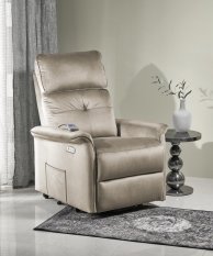 Elektrické polohovacie kreslo s USB SEMIR 2