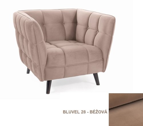 Křeslo CASTELLO 1 VELVET