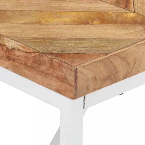 Jedálenský stôl hnedá / biela Dekorhome - ROZMER: 180x90x76 cm