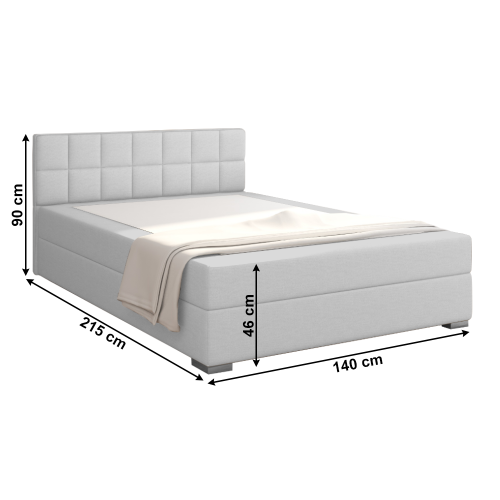 Boxspringová posteľ FERATA KOMFORT - ROZMER LÔŽKA: 120 x 200 cm