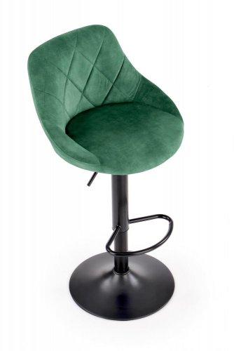 Barová židle H101 - BAREVNÁ VARIANTA: Tmavě zelená