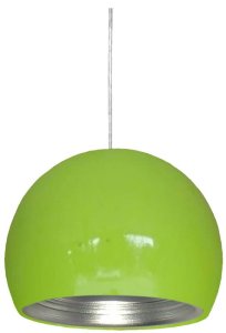 Stropní závěsné svítidlo 1X60W E27 zeleno-stříbrné PICTOR