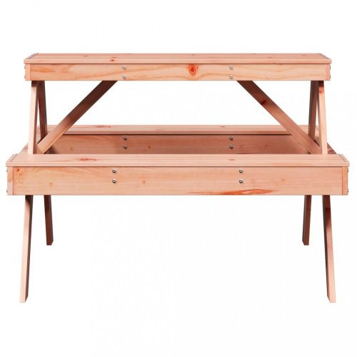 Piknikový stůl 105 x 134 x 75 cm masivní dřevo douglasky