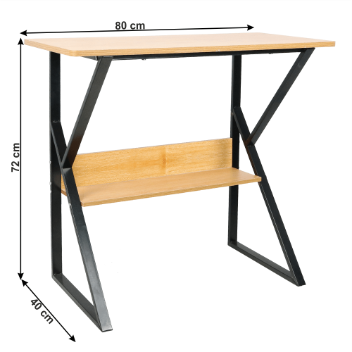 Pracovní stůl s policí TARCAL - ROZMĚR: 80x40 cm