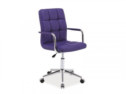 Kancelárska stolička Q-022 - BAREVNÁ VARIANTA: Čierna