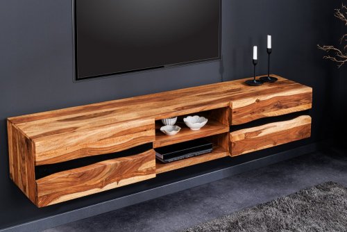 TV stolek ATLAS Dekorhome - DEKOR: Sheeshamové dřevo
