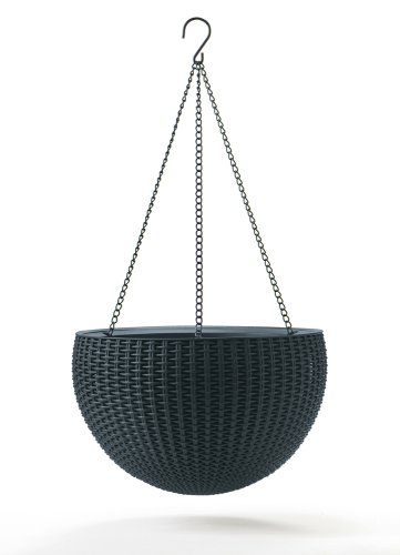 Závesný kvetináč HANGING SPHERE - BAREVNÁ VARIANTA: Hnedá