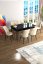 Extendable Dining Table & Chairs Set (7 Pieces) Han - Black Marble, Cream