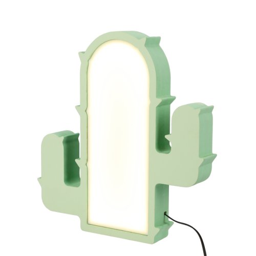 Velká LED stolní lampa CACTUS IQ KIDS zelená