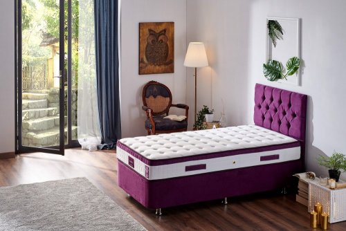 Mattress Violet 90x200 cm Single Size Middle Firm Mattress