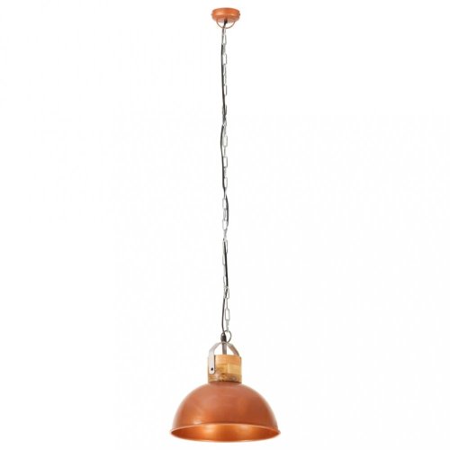 Závěsná lampa 32 cm kov / mangovník Dekorhome - BAREVNÁ VARIANTA: Šedá