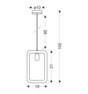 Závesné svietidlo Ostor čierna+béžová 1x40W E27