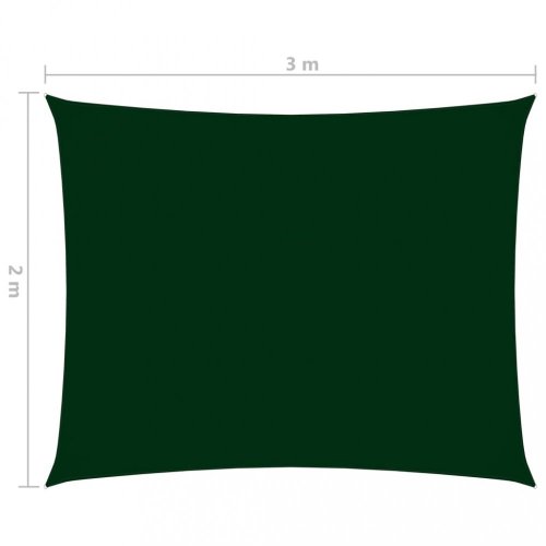 Stínící plachta obdélníková 2 x 3 m oxfordská látka Dekorhome - BAREVNÁ VARIANTA: Tmavě zelená