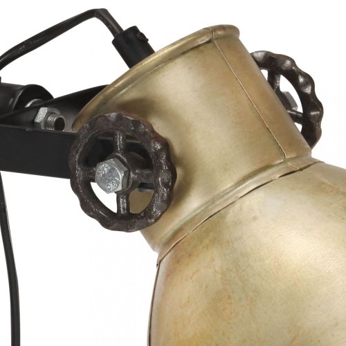 Stojacia lampa s 2 svietidlami liatina Dekorhome - BAREVNÁ VARIANTA: Strieborná