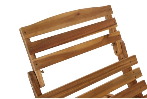 Dřevěné zahradní lehátko LUX akácie