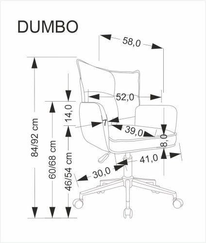 Kancelárska stolička DUMBO