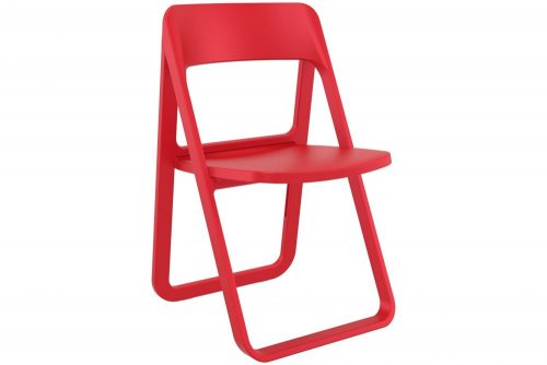 Zahradní židle skládací Dekorhome - BAREVNÁ VARIANTA: Červená