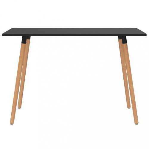 Jedálenský set 4 + 1 buk / umelá koža / plast Dekorhome