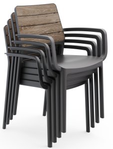 Stohovatelná zahradní židle DECO PORTO