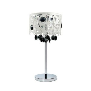 Stolní lampa chrom/černá 3 Talita