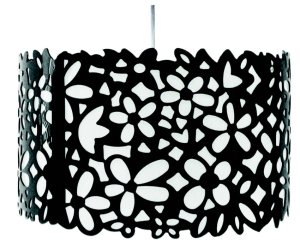 Stropná závesná lampa 3xE14 čierna SIMONA