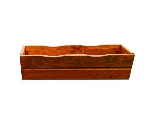 Dřevěný truhlík 64 cm - BAREVNÁ VARIANTA: Zelená