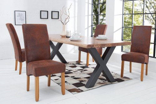Chesterfield jídelní židle 2 ks DOLON Dekorhome