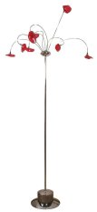 Chrómová stojaca lampa 8x20W G4 12V Rio