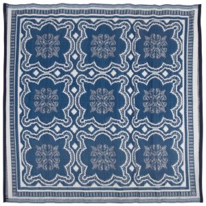Vonkajší koberec modrobiela Dekorhome