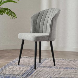 Súprava stoličiek (2 kusy) Rubi - Grey, Black v2