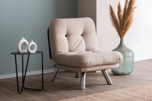 Rozkladacie kreslo Misa Small Solo v2 - Cream