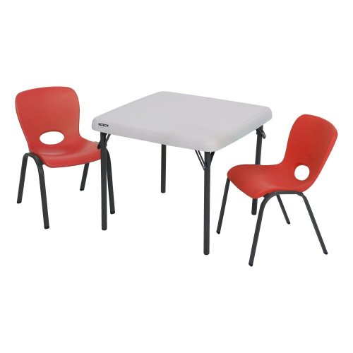 Dětská židle HDPE Dekorhome - BAREVNÁ VARIANTA: Červená