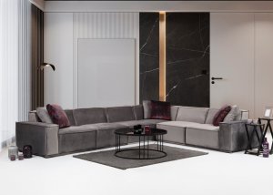 Rohová sedacia súprava / Rohová pohovka Lego Corner 2 (L1-O1-O1-C-O1-1R)