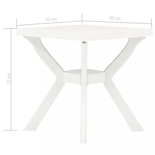 Zahradní bistro stolek plast Dekorhome - BAREVNÁ VARIANTA: Zelená