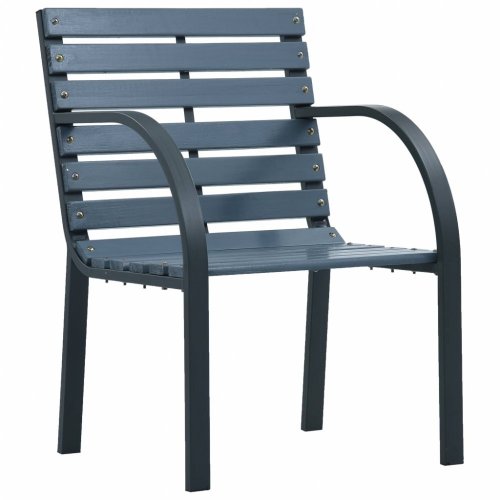 Zahradní židle 2 ks dřevo / ocel Dekorhome