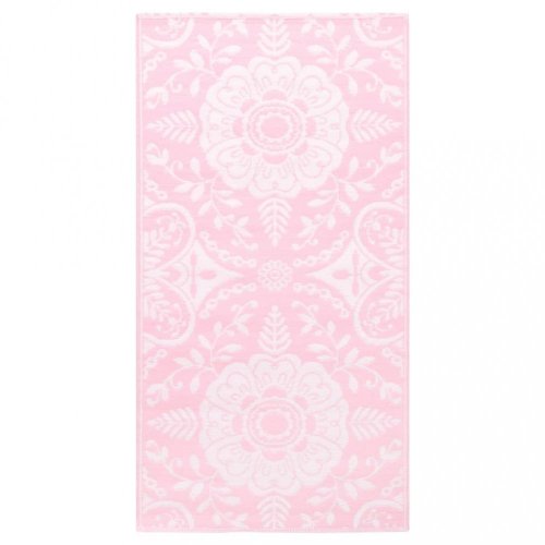 Venkovní koberec růžová PP Dekorhome - ROZMĚR: 120x180 cm