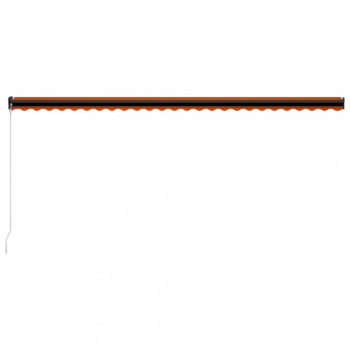 Ručně zatahovací markýza s LED světlem 350x250 cm Dekorhome