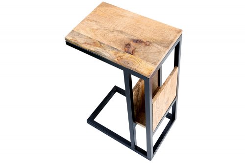Príručný stolík KRIOS Dekorhome - DEKOR: Sheeshamové drevo