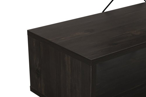 TV stolek Zigzag - Dark Brown - POSLEDNÍ KUS