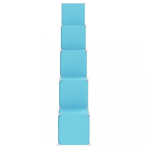 Dětská modulární skříň Dekorhome - BAREVNÁ VARIANTA: Modrá