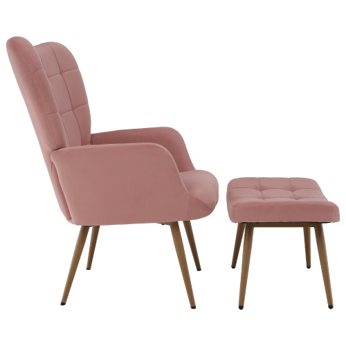 Křeslo s podnožkou HABEN