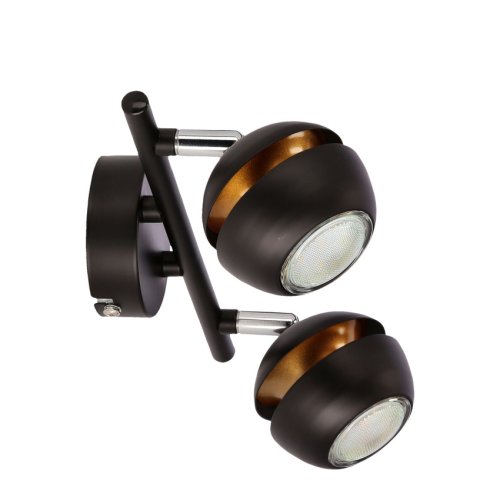 LED pásek Boni 2x3W GU10 černý - POSLEDNÍ KUS